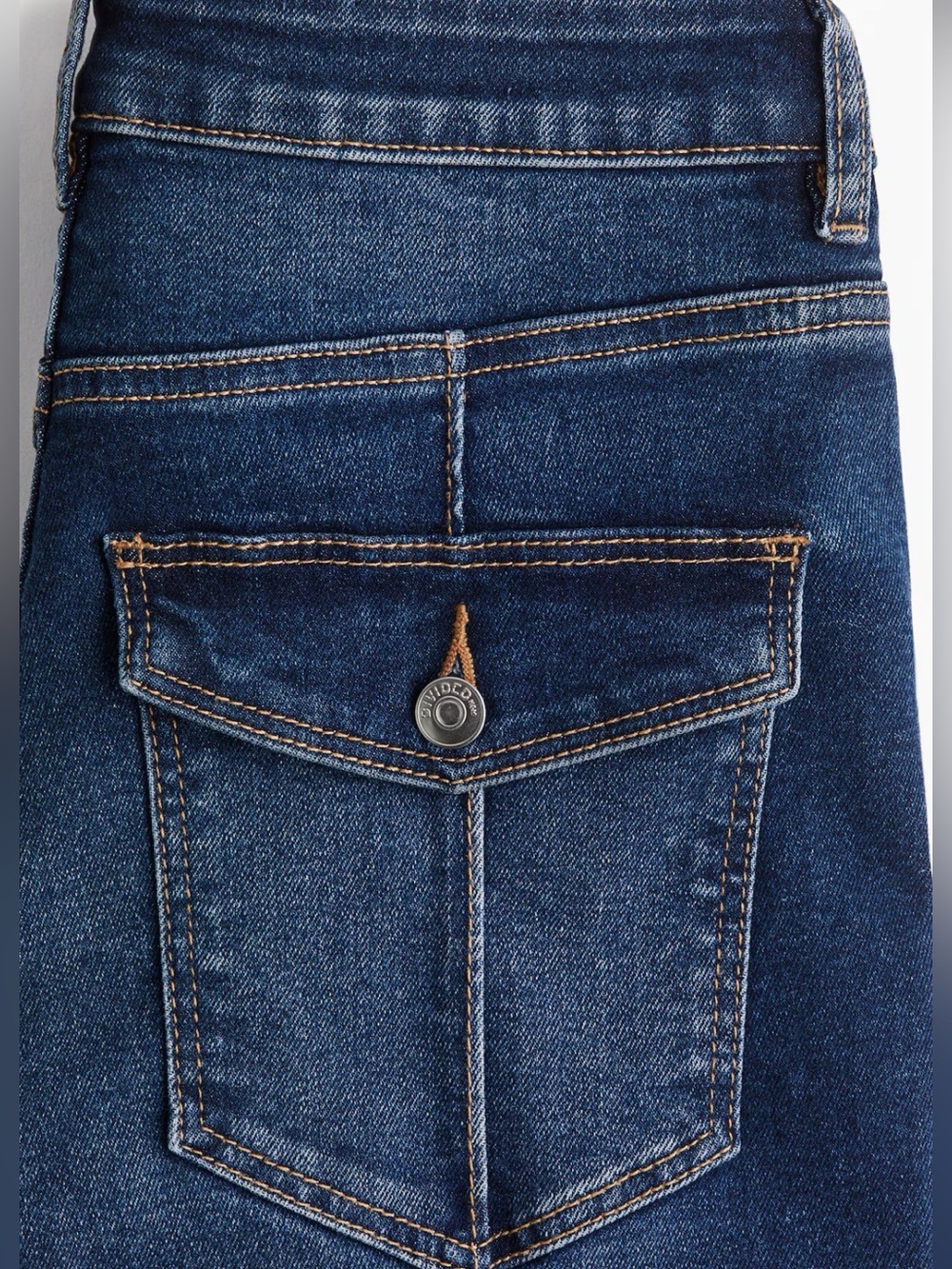 👖NWT 🔖H&M Flared High Jeans Dark Denim Size 2 - Picture 9 of 13